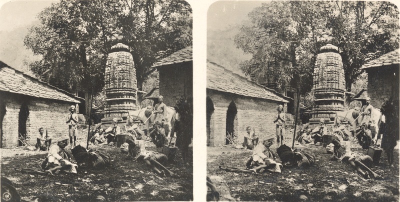 Templi varemed Ambageswari lähedal läänepoolses Kesk-Himaalajas Kumaonis.