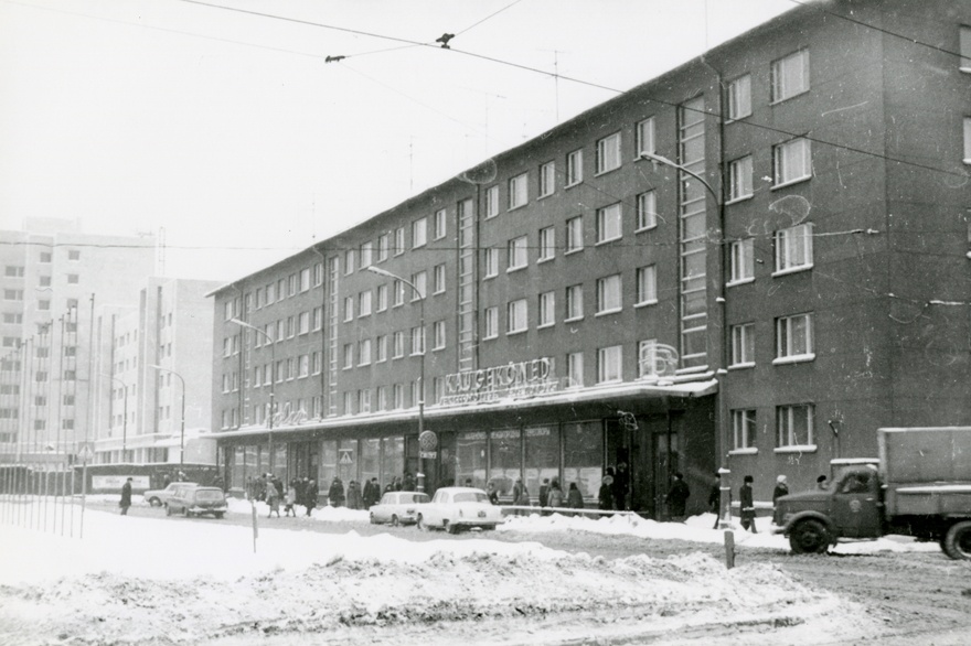 Kauplustega korterelamu Gonsiori tn, tüüpprojekt 1-317