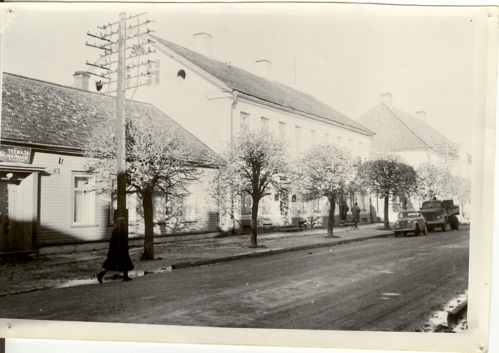 foto, Tallinna tänav Paides 1960-ndatel a.