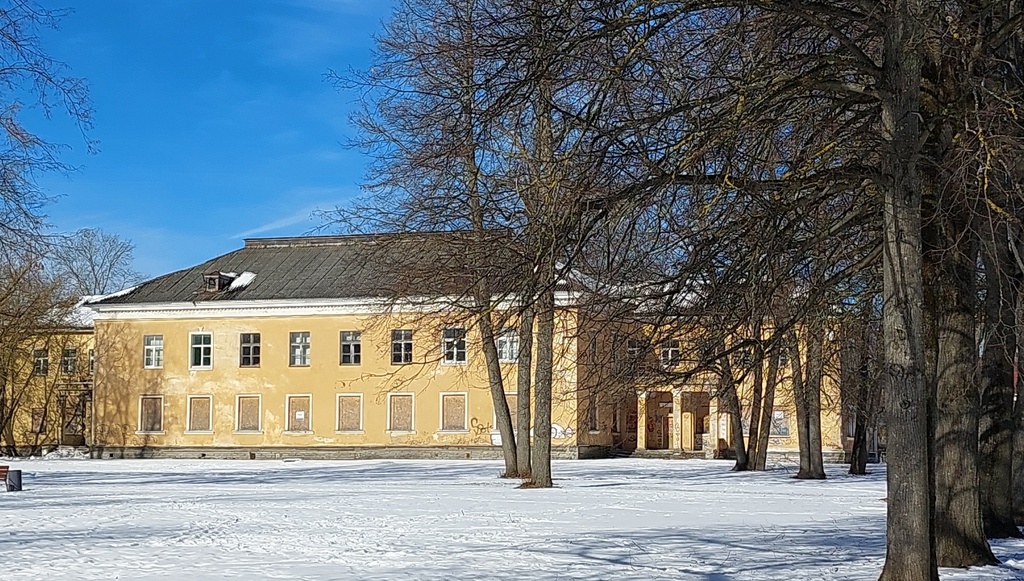 The first building of the Tallinn Pelgulinna Hospital on Härjapea Street rephoto