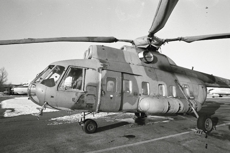 Riikliku lennusalga helikopter MI-8.