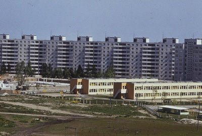 Väike-Õismäe, vaade hoonestusele, elamud ja lasteaed, Panoraam 2-B  similar photo