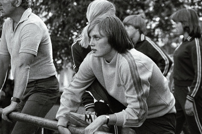 III üleliidulisel maaspordimängudel 100m tõkkejooksus kuldmedali võitnud Aili Alliksoo.