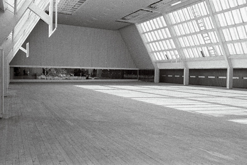 Pirita purjespordikeskuse spordisaal.