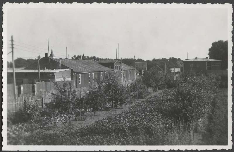 foto, Viljandi, Kaalu tn, põlluseltsi näitusepaviljon (oli nr 9 maja vastas), juuli 1939