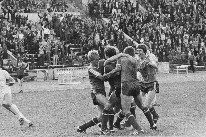 Kõrgema Spordimeisterlikuse Kooli meeskond NSV Liidu teise liiga jalgpallimeistrivõistlustel.