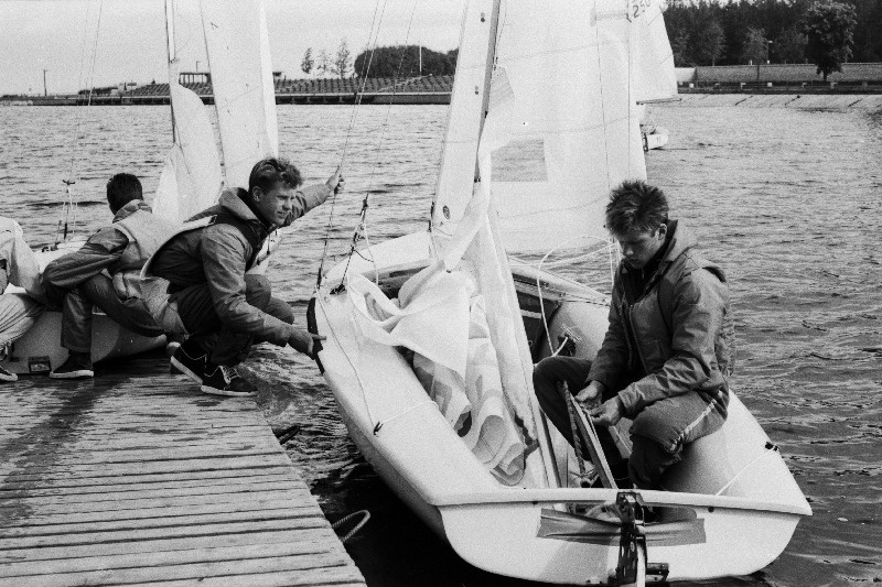 NSV Liidu 1984.a. noortemeistrid purjetamises Toomas ja Tõnu Tõniste.