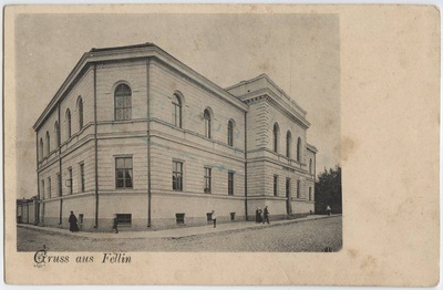 trükipostkaart, Viljandi, Posti tn 22/Koidu tn 5, kohtumaja, u 1905  similar photo