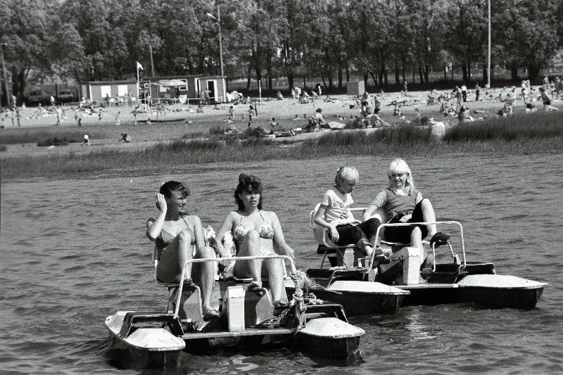 Vaade Harku järvele ja rannale.