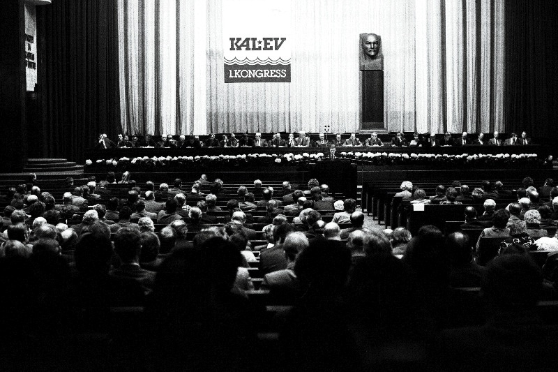 Spordiühingu Kalev I kongress Poliitharidusmajas.