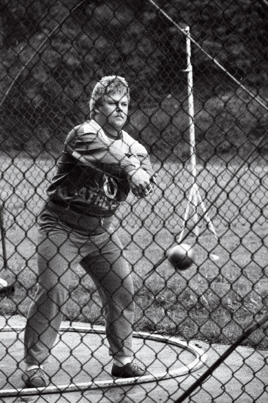 Tööjõureservide heitjate seeriavõistlusel võitjaks tulnud Aivar Räni.