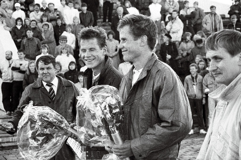 Eesti NSV 1988.a. parim võistkond purjetajad Tõnu ja Toomas Tõniste.