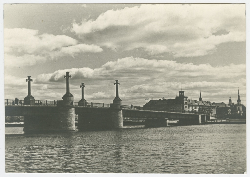 Fotopostkaart. Pärnu Kesklinna sild