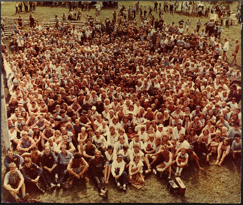 EÜE kokkutulekute, festivalide, spordivõistluste fotod erinevatest aastatest VII. Kokkutuleku grupipilt