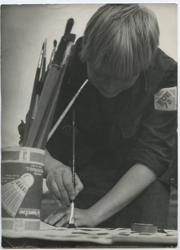 EÜE-78 kokkutulekul. Sümboolikavõistlus. Eve Ussenko Kirbla rühmast