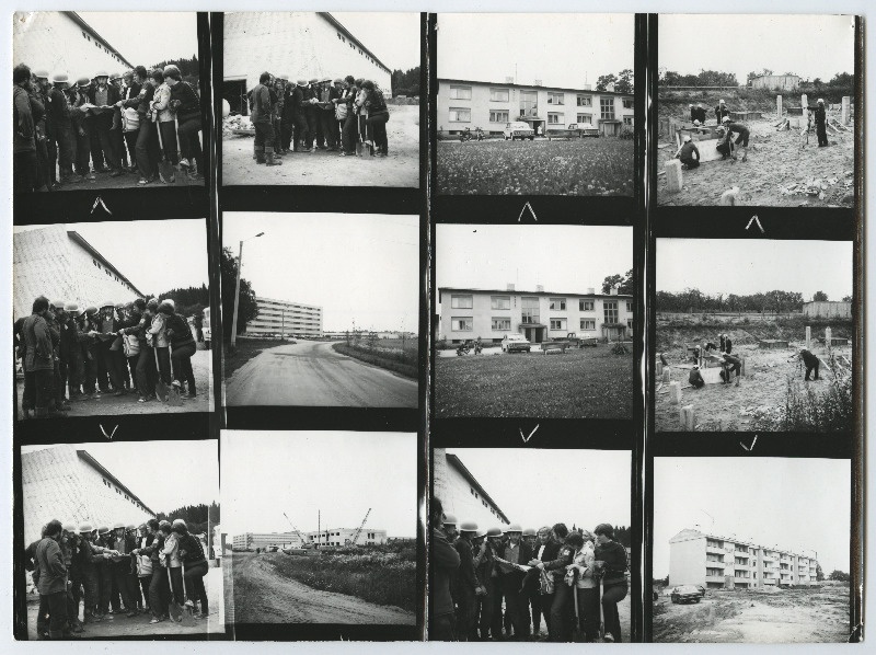 EÜE-79 Sakala regiooni Mustla rühm, 12 pildi kontaktkoopia kollaaž