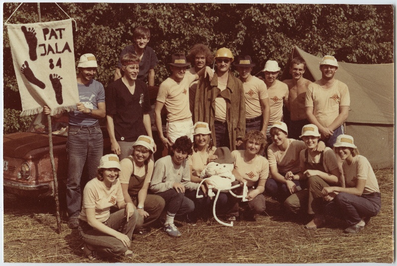 EÜE-84 Tartu regiooni rühmade grupipildid. Patjala rühm