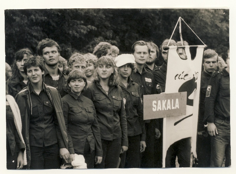 EÜE-83 kokkutulek Varblas I. Sakala rühm
