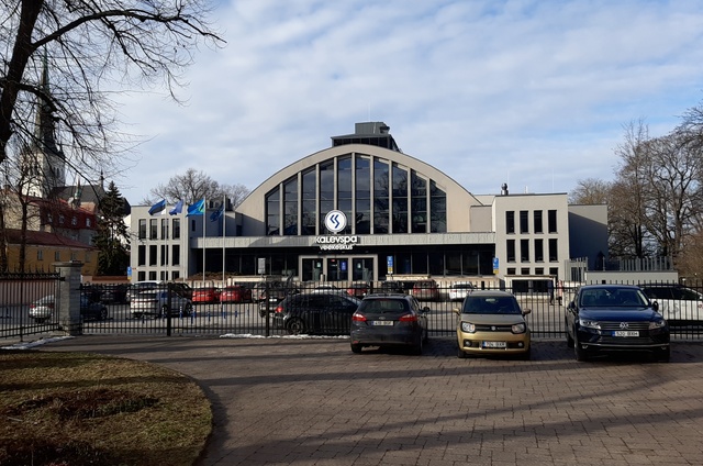 Kalevi swimming pool in Tallinn rephoto