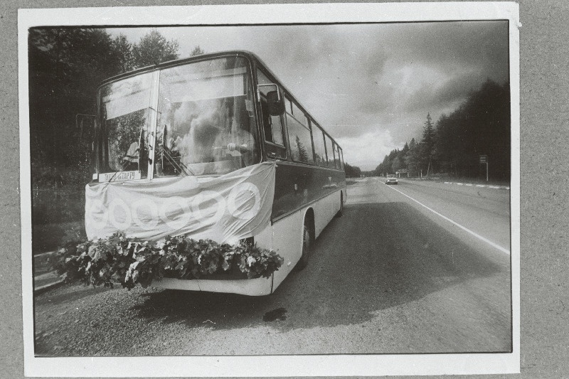 Tartu Autobussipargi kiirbuss “Ikarus”, mis on sõitnud miljon kilomeetrit ilma kapitaalremondita.