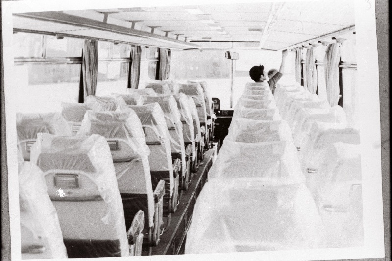 Autobussi “Ikarus - 250” sisevaade.