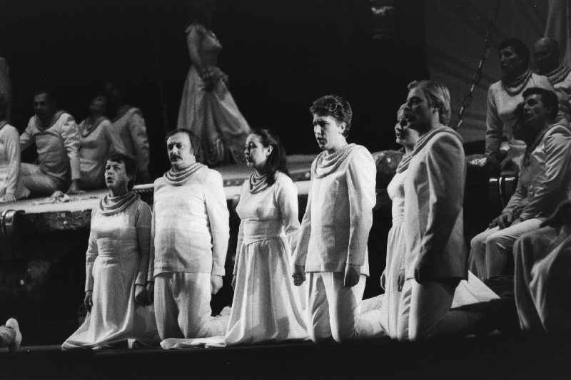 RAT "Estonia" külalisetendused Moskva Suures Teatris. Stseen G. F. Händeli ooperist "Alcina".