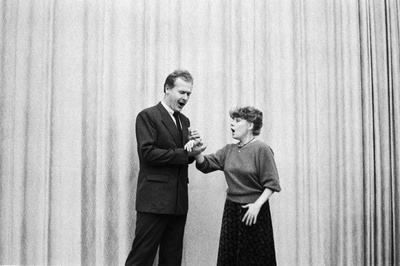 RAT "Estonia" solistide kontserdil Moskvas esinevad Sirje ja Väino Puura.  similar photo