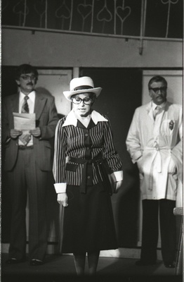 Stseen I. Dunajevski operetist "Kaks kevadpäeva" RAT Estonias. Veera - Sirje Puura.  similar photo