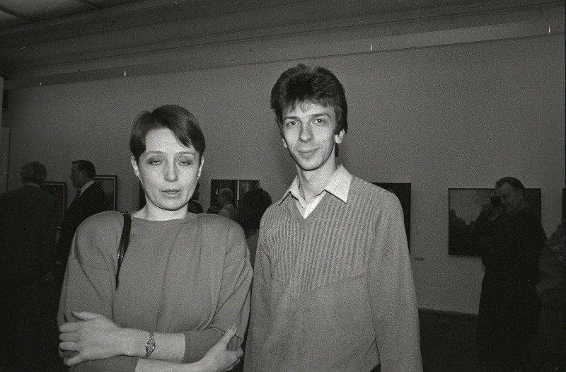 Maalikunstnik Sirje Runge ja helilooja Erkki-Sven Tüür.