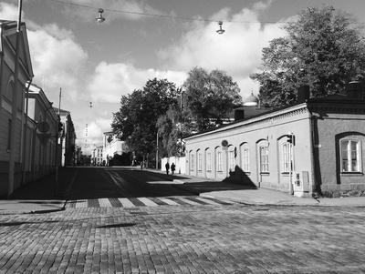 Aleksanterinkatu 1, 3  Meritullintorilta  nähtynä rephoto