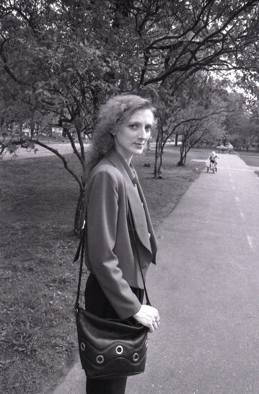 Estonia priimabaleriin Kaie Kõrb Politseipargis.