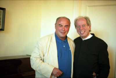 Dirigent Eri Klas (vasakul) ja viiuldaja Gidon Kremer.  similar photo