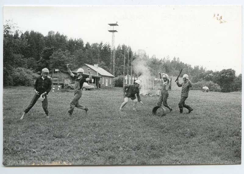 EÜE-85 kokkutulek Rulli '85. Mooste rühma taidlus