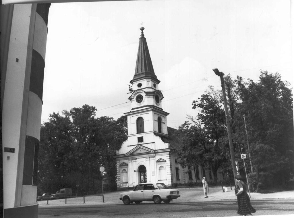 Foto. Võru Katariina kirik 1984.a.