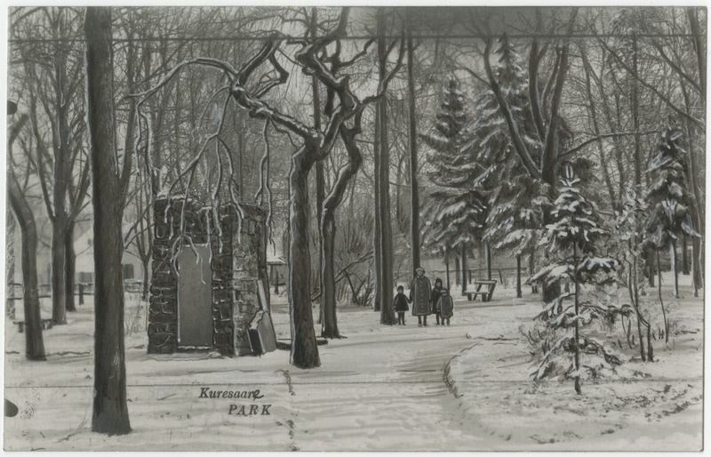 Talvine Kuressaare park