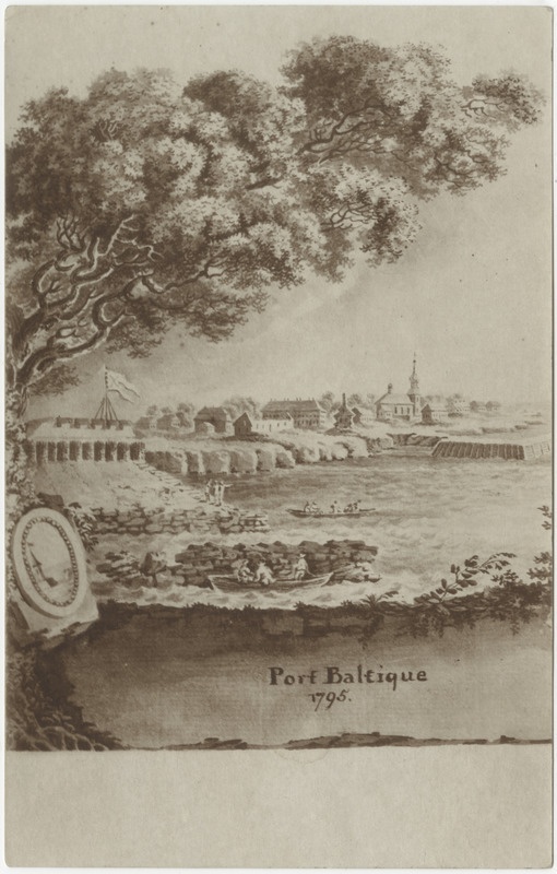 Postkaart Paldiski sadamast