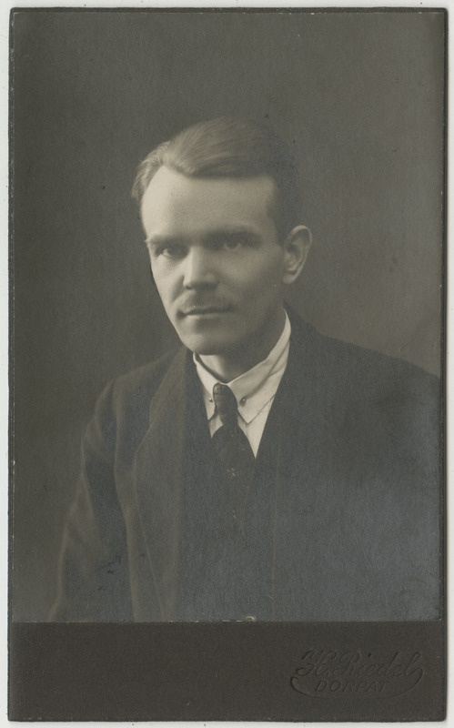 Aleksander Audova, eesti bioloog, portreefoto