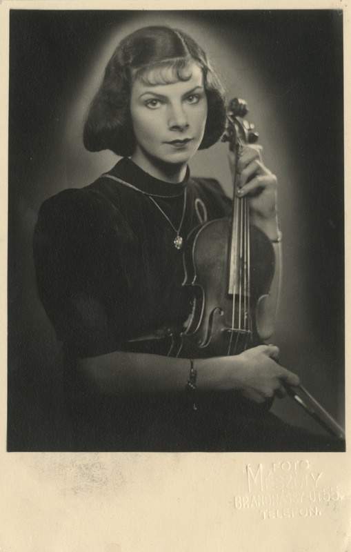 L.Barabas, viiulikunstnik, portreefoto