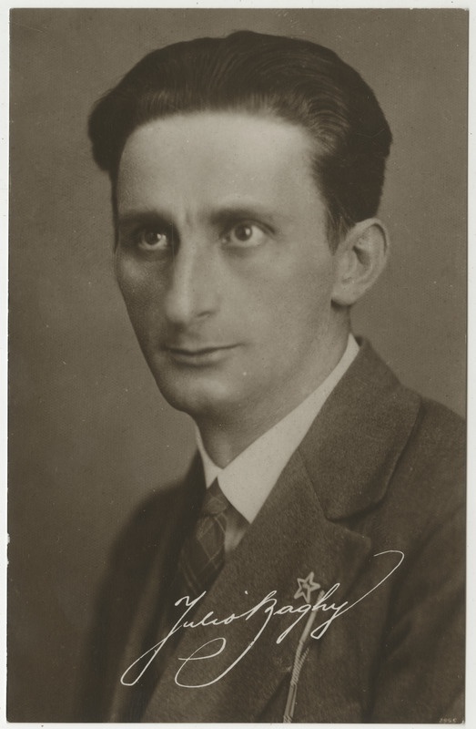 Julio Baghy (1891–1967), ungari näitleja ja esperantokirjanik, portreefoto