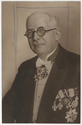 Ernst Søren Terman Detlef Carlsen (1875–1961), Eesti peakonsul Taanis ajavahemikul 1926-1938, portreefoto  duplicate photo