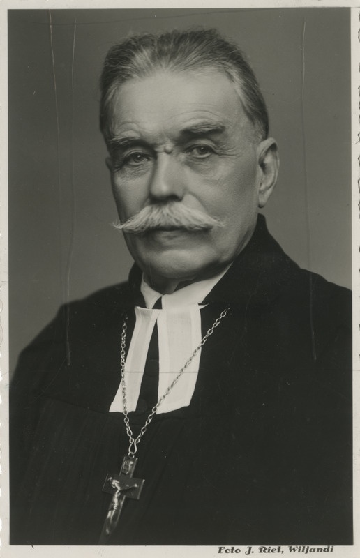 Oskar Johannes Frey (1859–1955), Eesti vaimulik, portreefoto