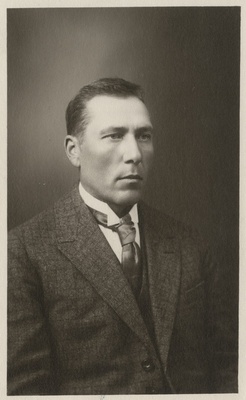 Hendrik Heering, eesti põllumees, portreefoto  duplicate photo