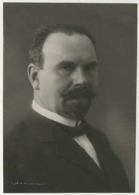 Karl Ipsberg, majandustegelane, ehitusinsener ja poliitik, mitme valitsuse liige, portreefoto  duplicate photo