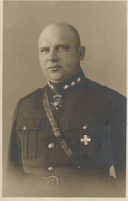 Bernhard Johanson, eesti sõjaväelane, portreefoto  duplicate photo