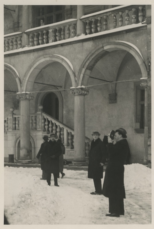 Juliana, Hollandi kroonprintsess koos prints Bernhardiga  1937. aasta Poola visiidil Krakóvis