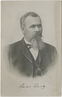 Jaan Jung (1835–1900), koolmeister, helilooja ja harrastusajaloolane, portreefoto  duplicate photo