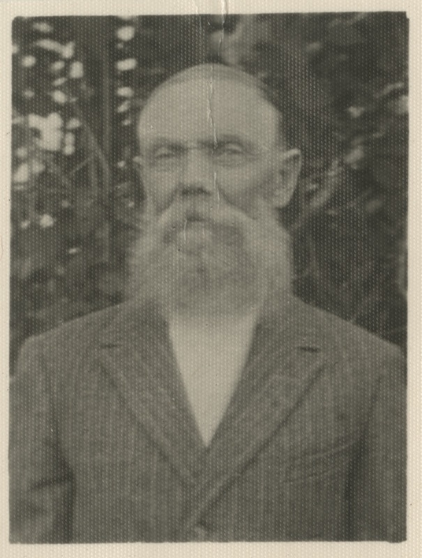 Jakob Kikas, portreefoto,köster