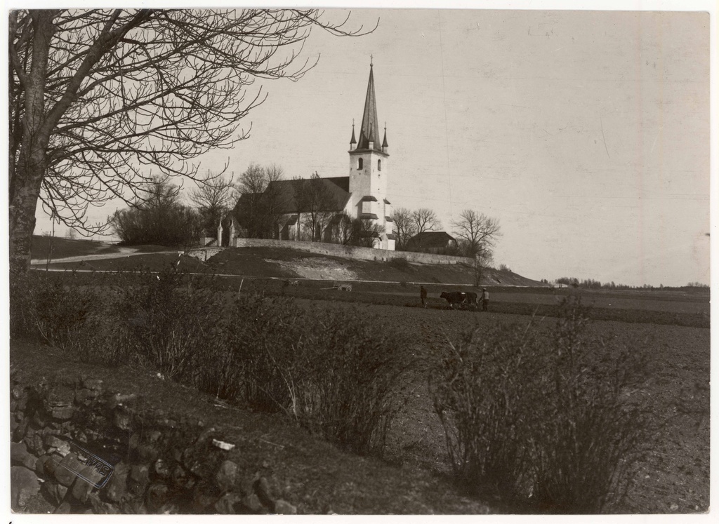 Harju-Madise Holy Mattias Church. Panoramic view of NW