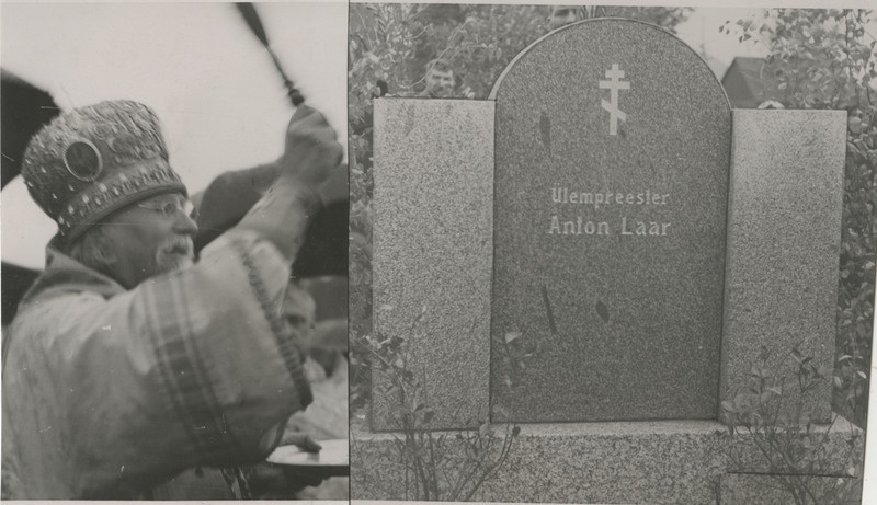 Ülempreester, Anton Laari, mälestussammas ja selle pühitsemine