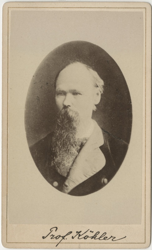 Professor eesti maalikunstnik Johann Köhler (Koeler, Köler, Koehler)